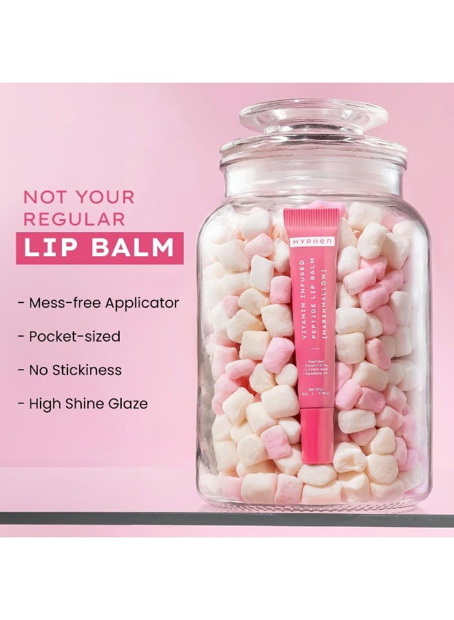 Hyphen Tinted Lip Balm - Marshmallow Pink | 1% Vitamin E, 2% Squalane & Peptides | Brightening Lip Balm for Dark Lips | 24h Moisturization & Hydration for Dry & Chapped Lips - 10 gHyphen Tinted Lip Balm - Marshmallow Pink | 1% Vitamin E, 2% Squalane & Peptides | Brightening Lip Balm for Dark Lips | 24h Moisturization & Hydration for Dry & Chapped Lips - 10 g - Image 3
